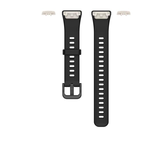 Vaihtoranneke Huawei Band 6 / Honor Band 6 -&auml;lykellolle, TPU-muovi, Musta