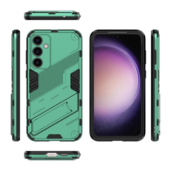 Galaxy S23 FE 5G suojakuori jalalla, Vihre&auml;