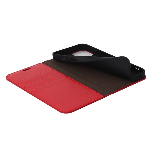 iPhone 15 Plus Lompakkokotelo, Nahkaa eri v&auml;reiss&auml;