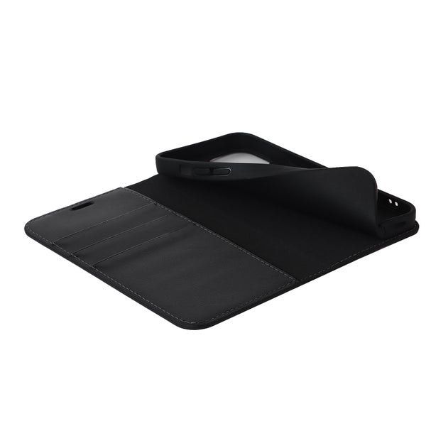 iPhone 15 Plus Lompakkokotelo, Nahkaa eri v&auml;reiss&auml;