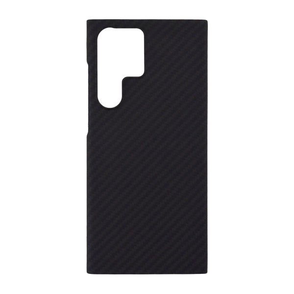 KEVLAR Galaxy S23 Ultra 5G suojakuori, Mattamusta