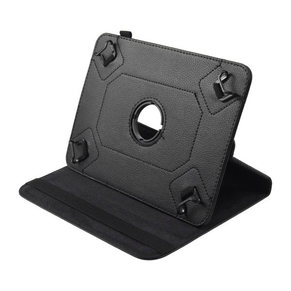 Universaali 7" py&ouml;riv&auml; suojakotelo tabletille, Musta