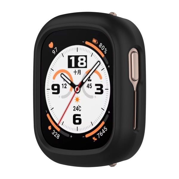 Polykarbonaattikuori Honor Watch 4 -&auml;lykellolle, Musta
