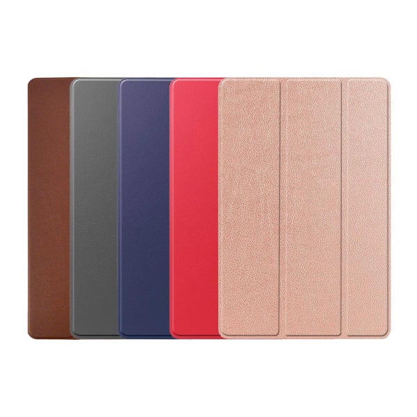 Galaxy Tab S9 Plus / S9 FE Plus / S10 Plus Suojakotelo, ekonahkaa eri v&auml;reiss&auml;