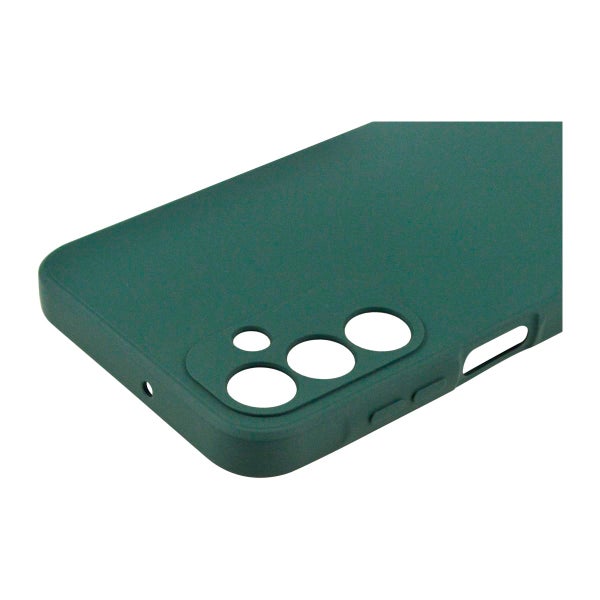 Galaxy A15 4G/5G silikonimainen TPU-kuori, Tummanvihre&auml;