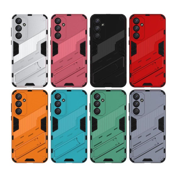 Galaxy A35 5G suojakuori jalalla, Valkoinen