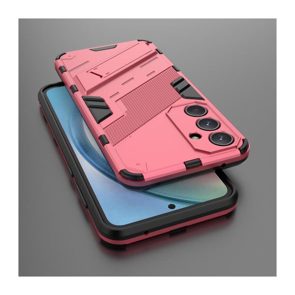Galaxy A55 5G suojakuori jalalla, Pinkki
