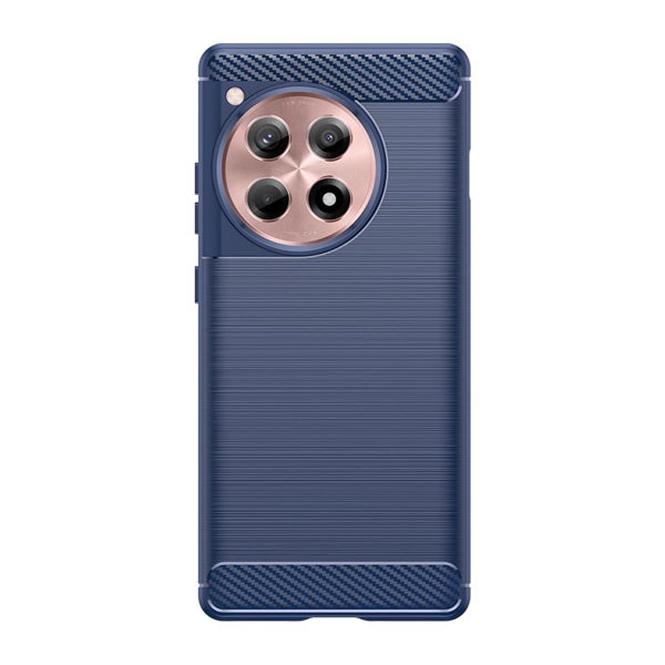 OnePlus 12R 5G pintakuvioitu TPU-suojakuori, Sininen