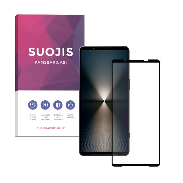 Sony Xperia 1 VI Suojis-panssarilasi, koko n&auml;yt&ouml;lle