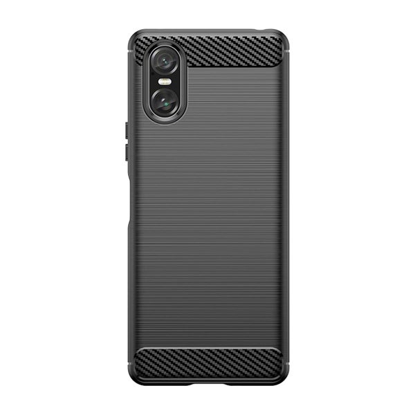 Sony Xperia 10 VI pintakuvioitu TPU-suojakuori, Musta