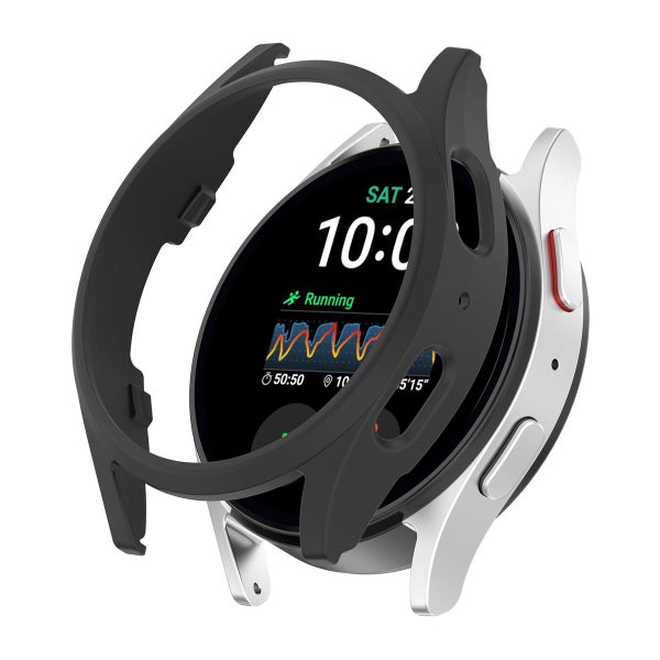 Polykarbonaattikuori Galaxy Watch7 40 mm -&auml;lykellolle, Musta