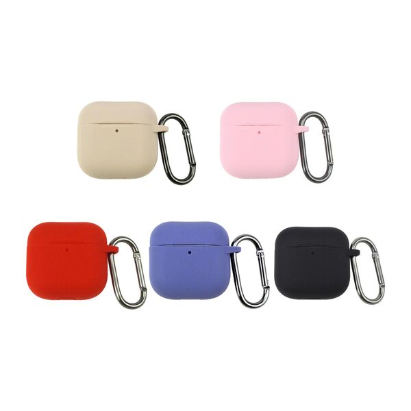 AirPods 4 Huippuohut silikoninen suojakuori kotelolle, Punainen