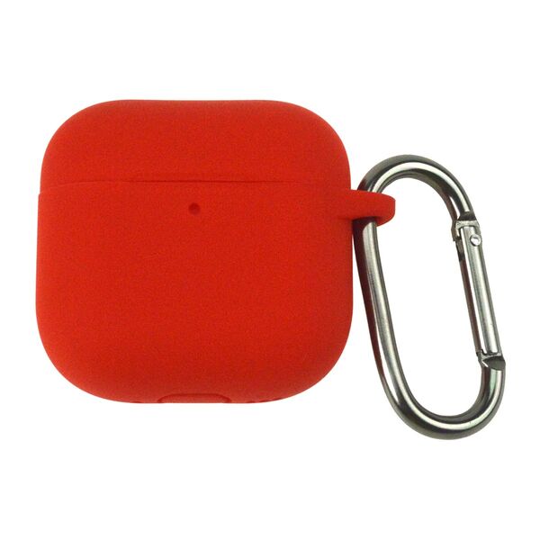 AirPods 4 Huippuohut silikoninen suojakuori kotelolle, Punainen