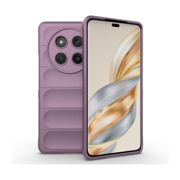 Honor Magic7 Lite 5G aaltokuvioitu TPU-suojakuori, Violetti