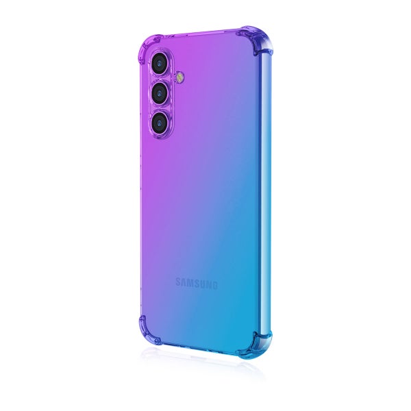 Galaxy A36 5G Gradient Bumper TPU -suojakuori, Violetti/sininen
