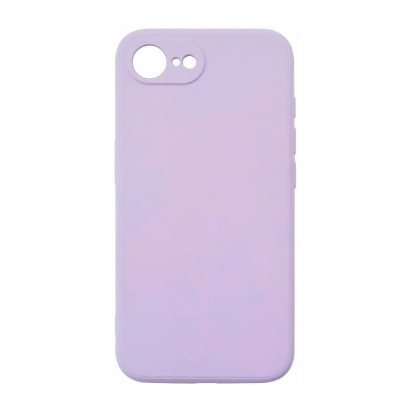 iPhone 17e / 16e silikonimainen TPU-kuori, Laventeli