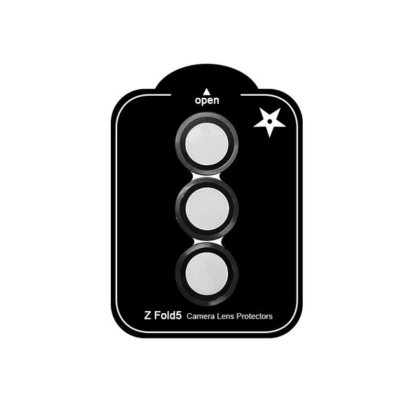 Galaxy Z Fold5 5G Suojis-panssarilasi, takakameroille, mustilla kehyksill&auml;